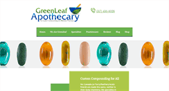 Desktop Screenshot of mygreenleafrx.com